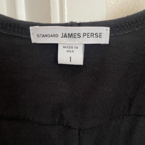 JAMES PERSE Black Wide Strap Ruched Dress - Picture 4 of 10